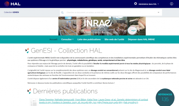 Collection HAL unité